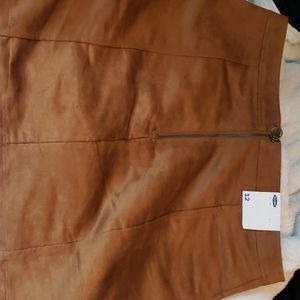 Suede skirt old navy skirt  size 12